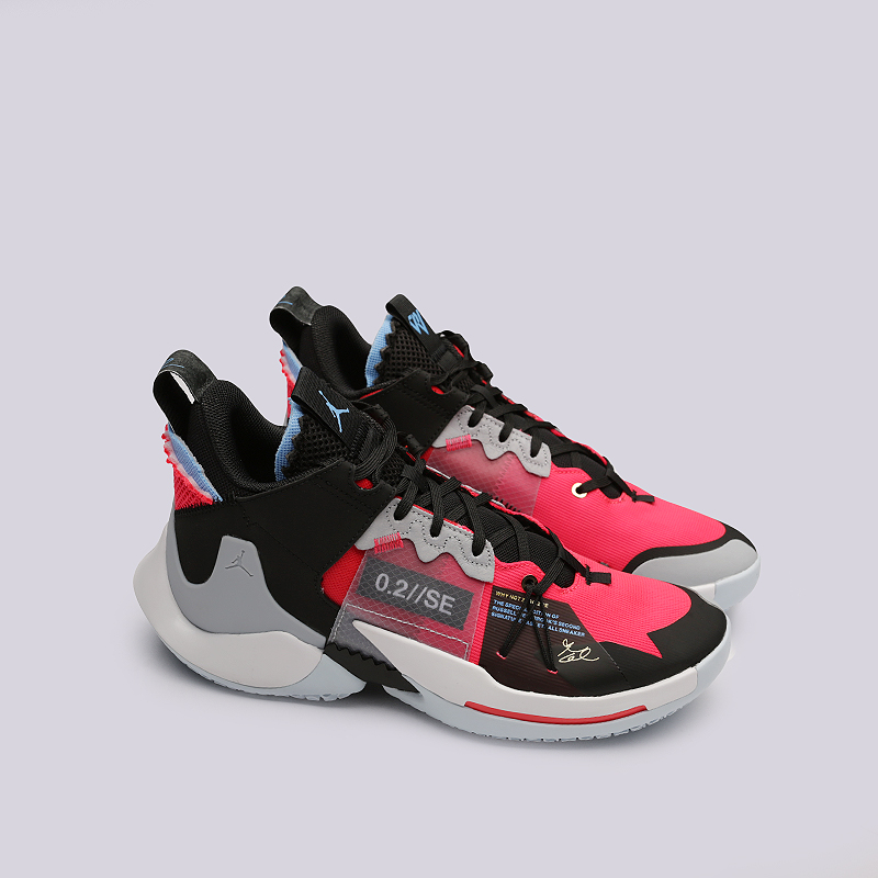 мужские черные баскетбольные кроссовки Jordan Why Not Zer0.2 SE AQ3562-600 - цена, описание, фото 2
